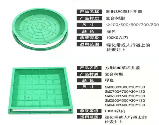 浩口镇树脂复合种植井盖展示